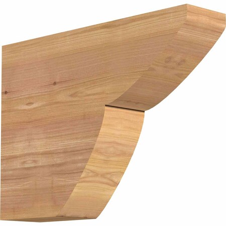 Ekena Millwork Crestline Smooth Rafter Tail, Western Red Cedar, 3 1/2"W x 12"H x 16"L RFT04X12X16CRE00SWR